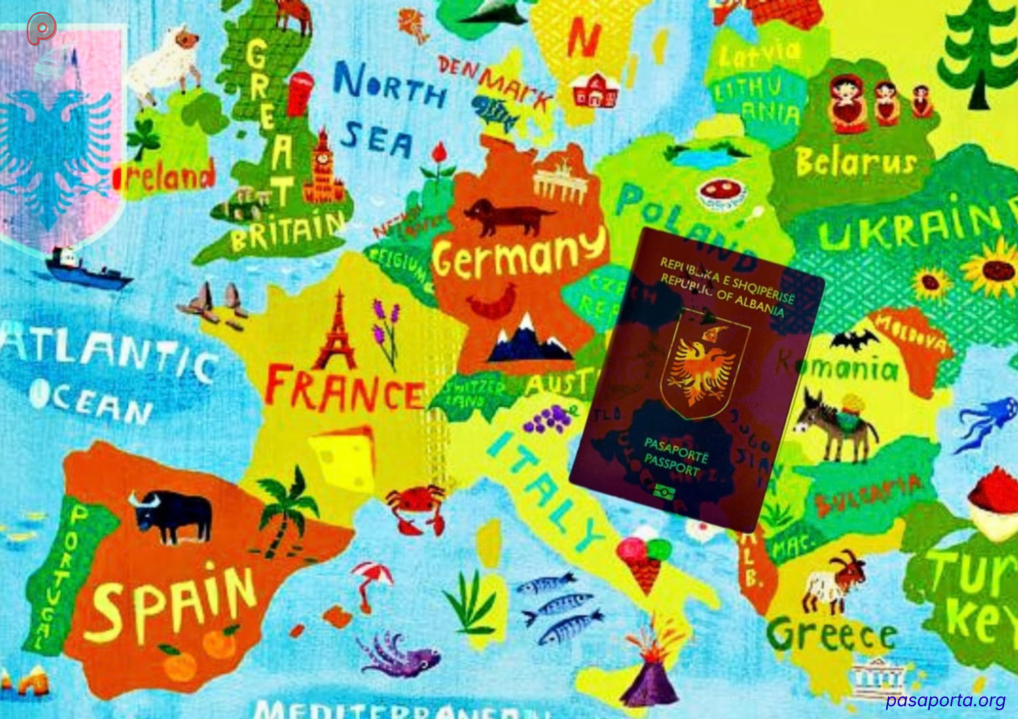 Read more about the article Rinovimi i pasaportës shqiptare jashtë vendit: Shtetet, qytetet dhe kostot